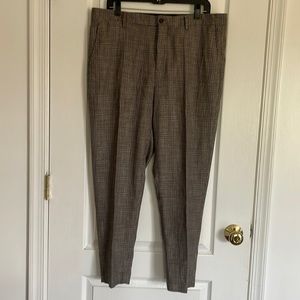 Zara plaid pants size 36